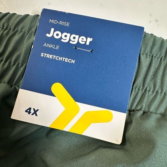 NWT Old Navy Women’s Green Mid Rise Ankle Jogger Pockets - Size 4XL - Picture 5 of 11